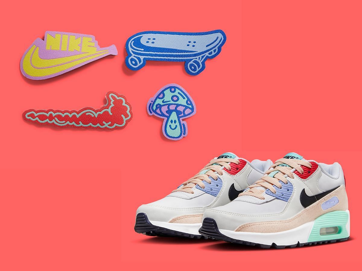 Nike Air Max 90 &quot;Patches&quot; sneakers (Image via Nike)