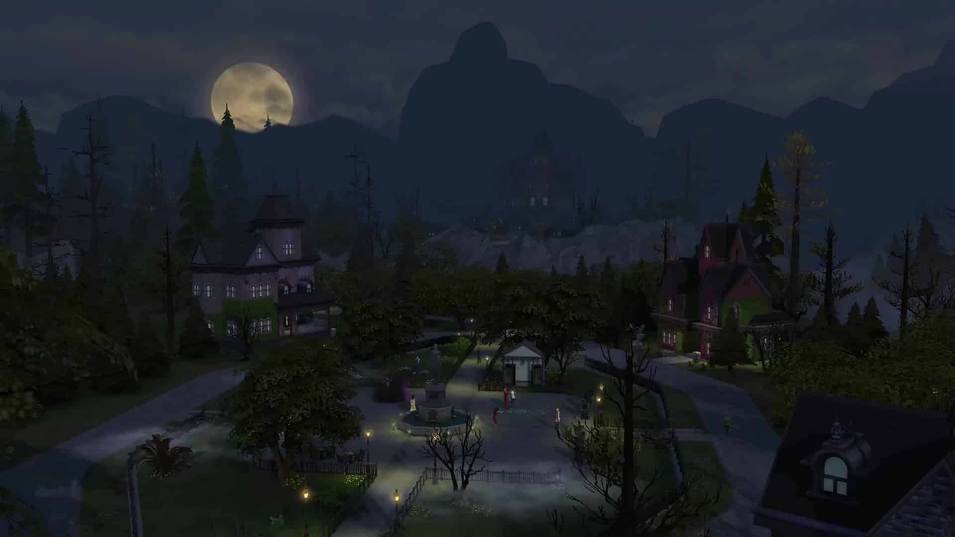 Forgotten Hollow neighborhood (Image via Sims Community)