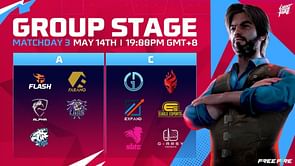 Free Fire SEA Invitational Group Stage Day 3: Groups, schedule, Day 2 overview, and more