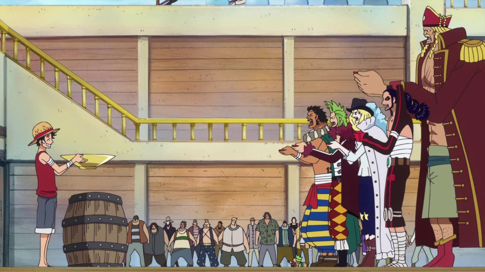 Two representatives of the Straw Hat Grand Fleet were featured in One Piece chapter 1084 (Image via Toei Animation, One Piece)