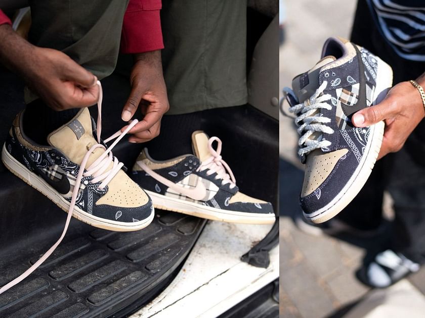 Scott x Nike SB Dunk Low "Cactus Jack" sneakers: and more details explored