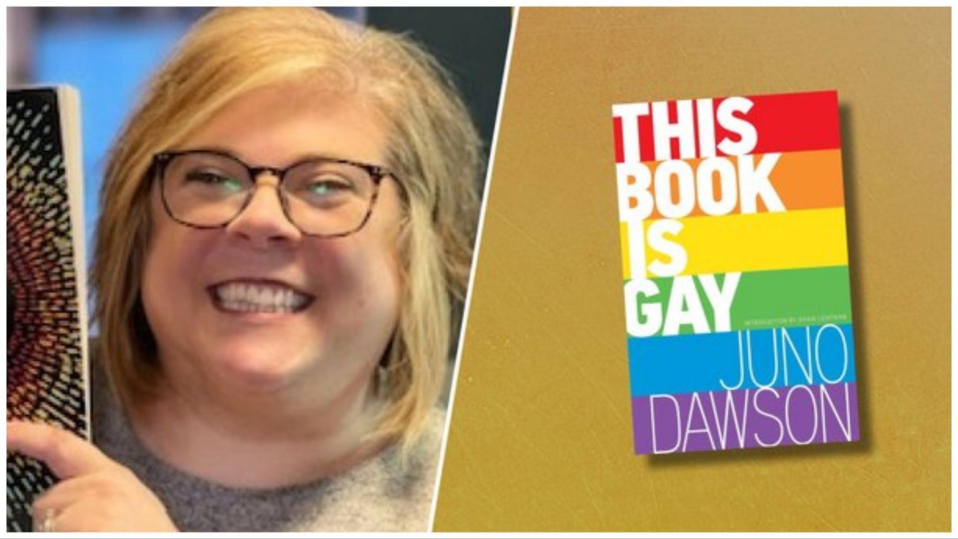 Sarah Bonner was suspended for offering students LGBTQ-themed books, (Image via @PENamerica/Twitter)