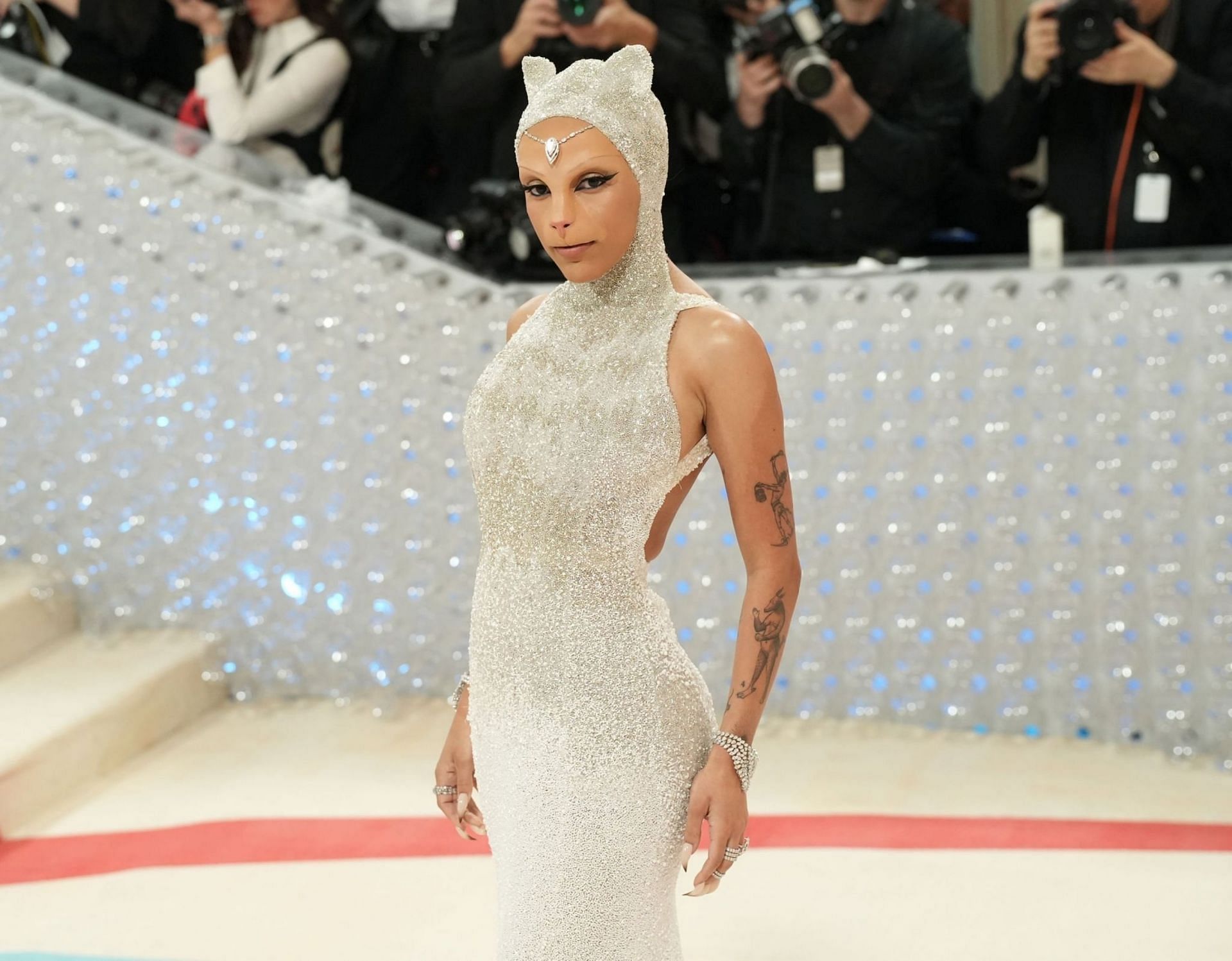 Doja Cat attends The 2023 Met Gala Celebrating &quot;Karl Lagerfeld: A Line Of Beauty&quot; at The Metropolitan Museum of Art on May 01, 2023 in New York City. (Image via Getty Images)