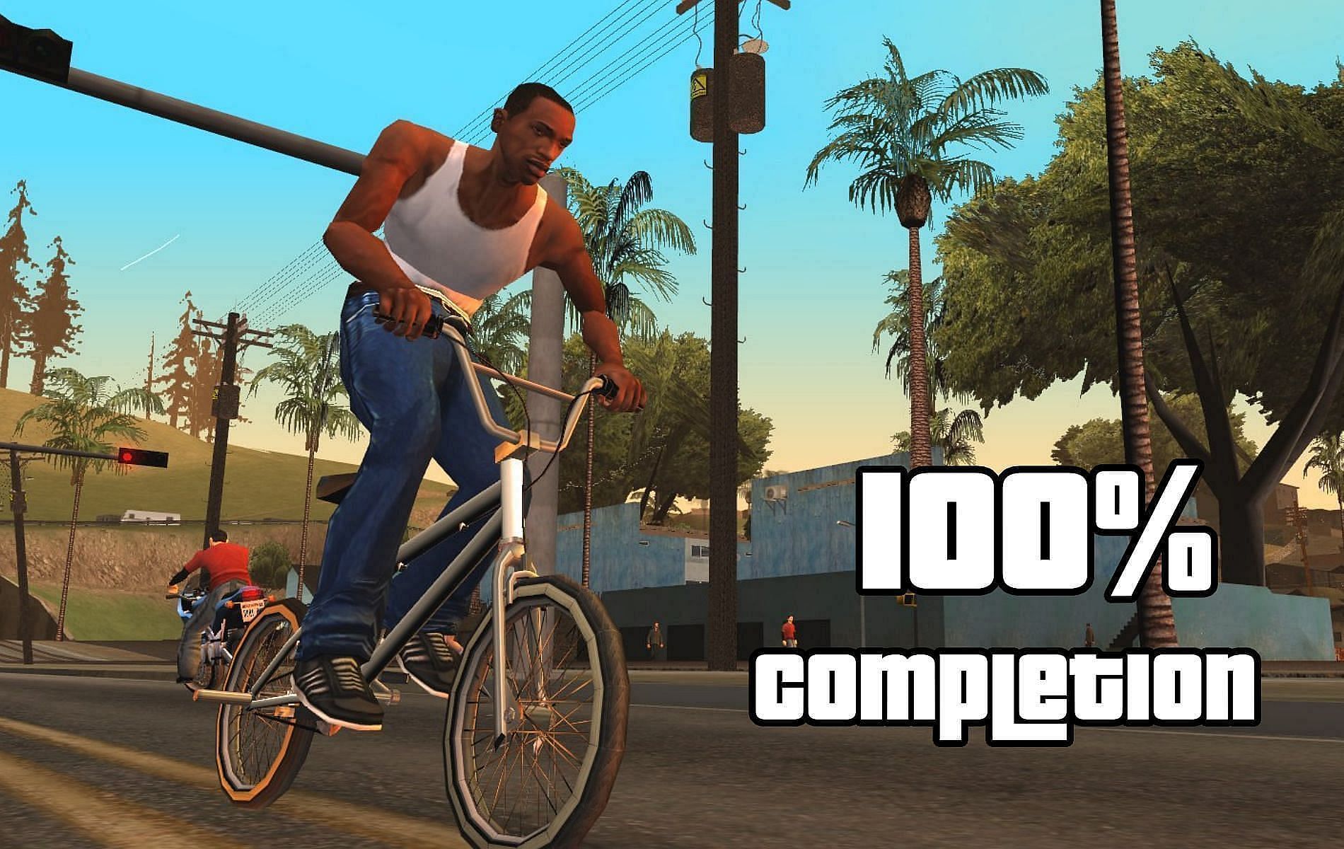 100% Completion could be fun for some GTA San Andreas players (Image via Rockstar Games)