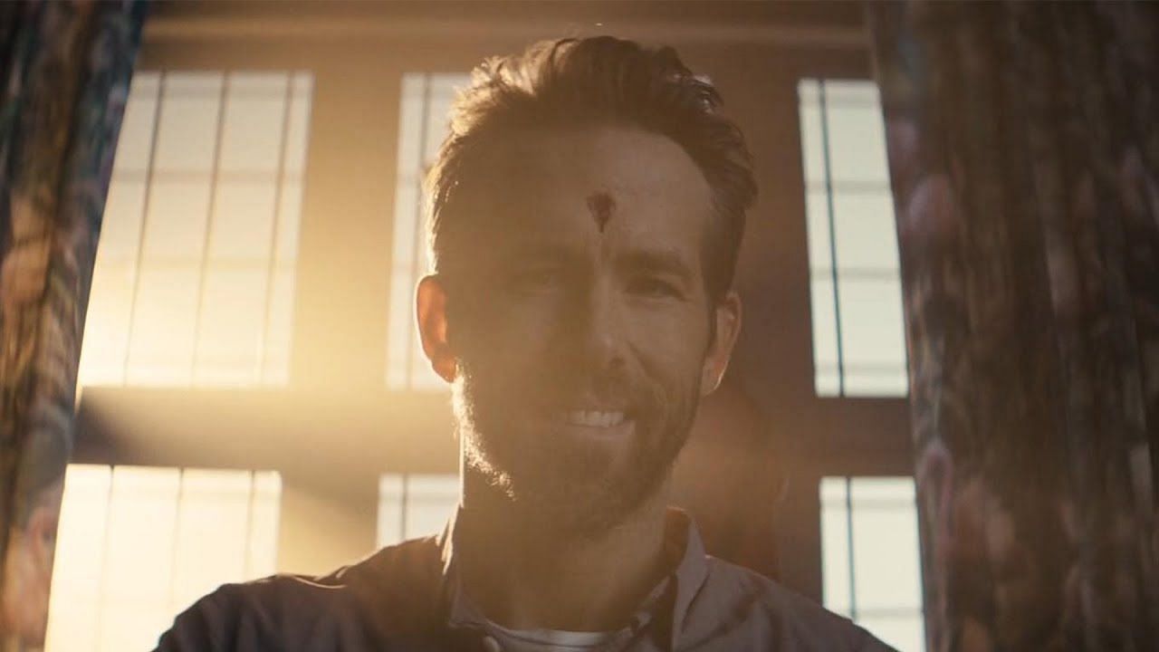 Deadpool 2&#039;s post-credits scene featuring Ryan Reynolds (Image via 20th Century Studios)