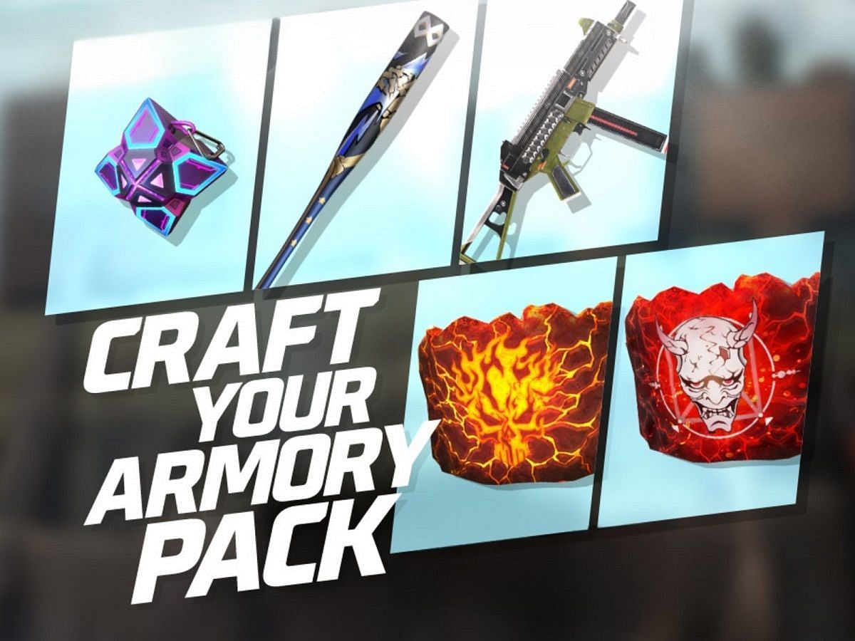 Craft Your Armory Pack event has started in Free Fire MAX (Image via Garena)