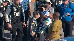 NASCAR fans react as Ross Chastain and Noah Gragson throw punches at each other post-race at Kansas