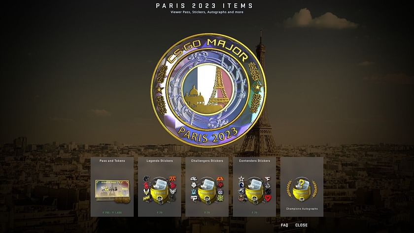 The Paris 2023 Major