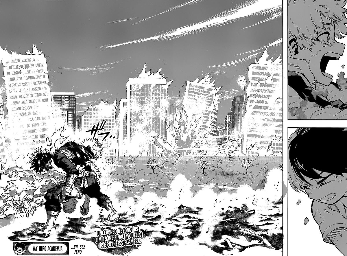 My Hero Academia chapter 390 spoilers and raw scans: Dabi vs Shoto ...