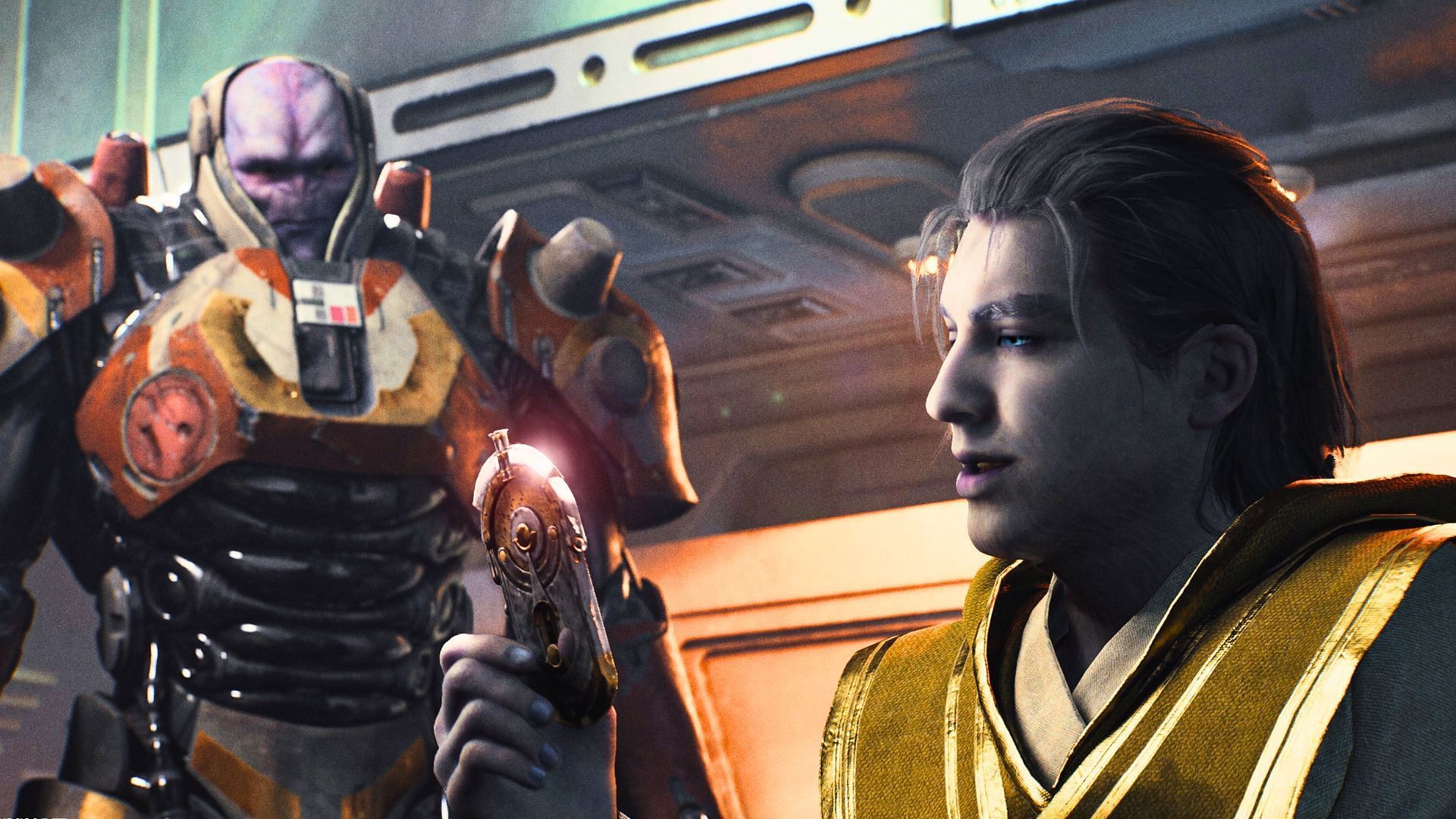 Rescue Zee from the Lucrehulk in this mission of Star Wars Jedi Survivor (Image via Electronic Arts)