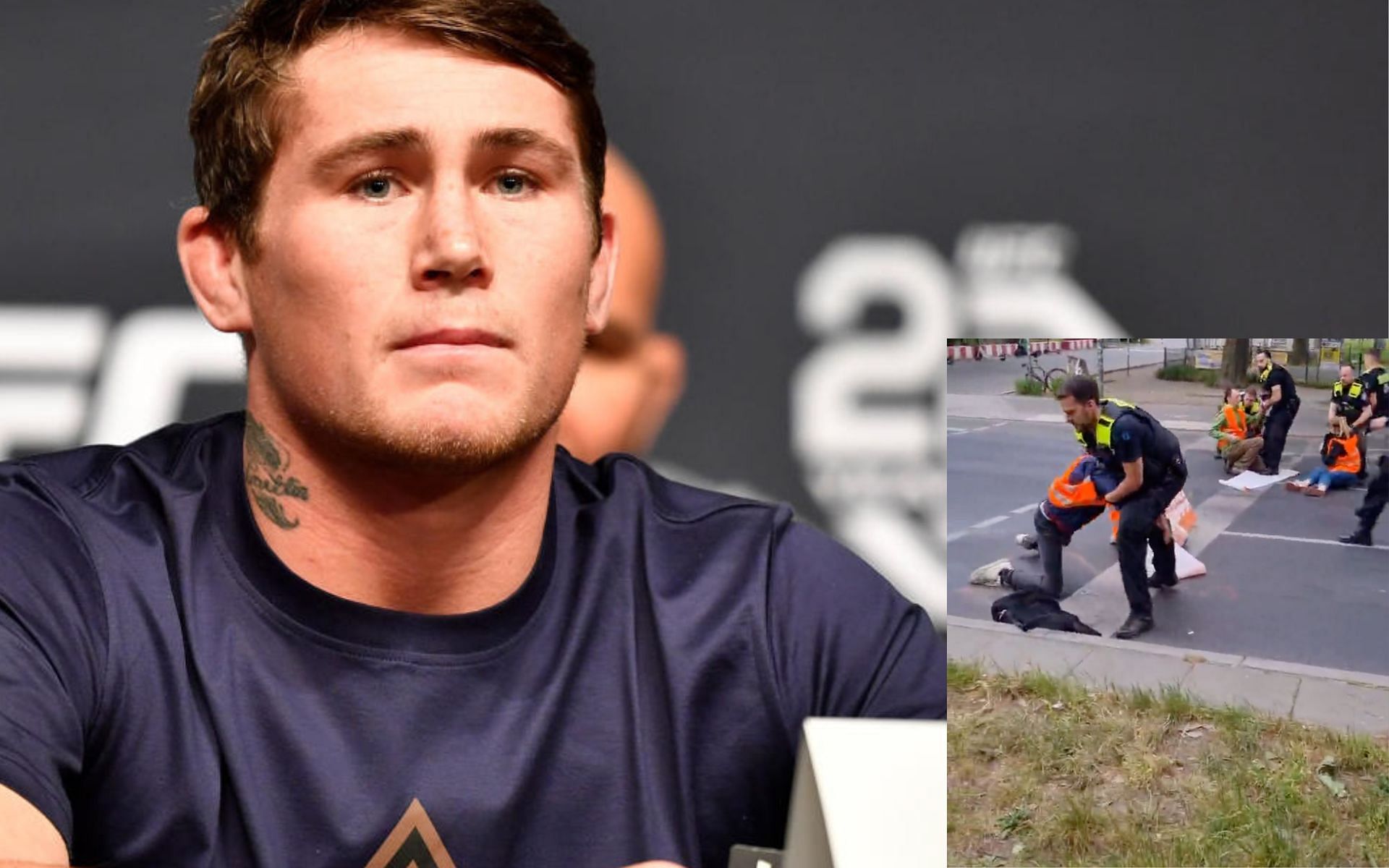 Darren Till, Screenshot of the police incident (Image courtesy - Yahoo Sports, @EssexPR on Twitter)