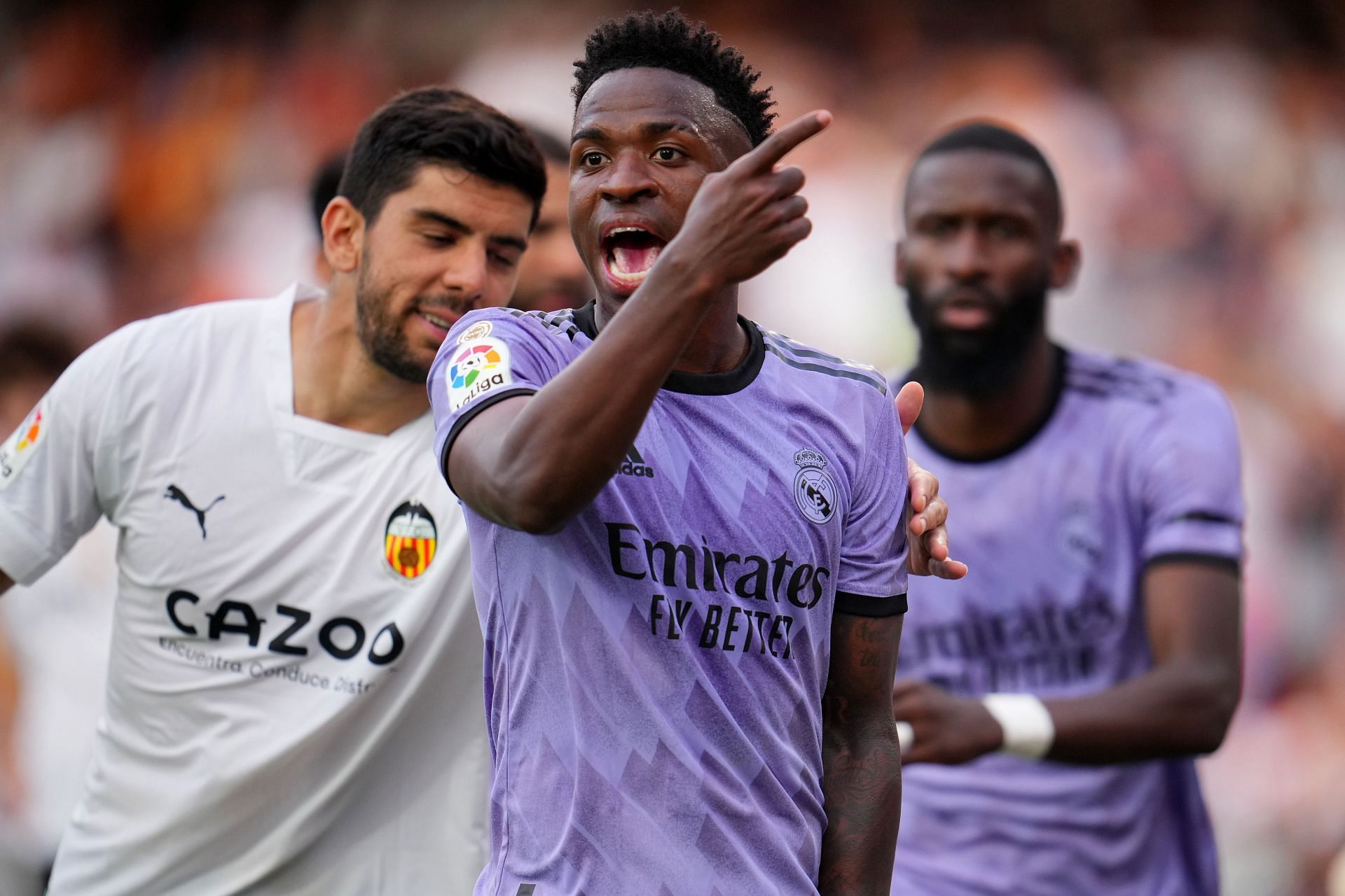 The Madrid attacker has been targeted with racist abuse in La Liga.
