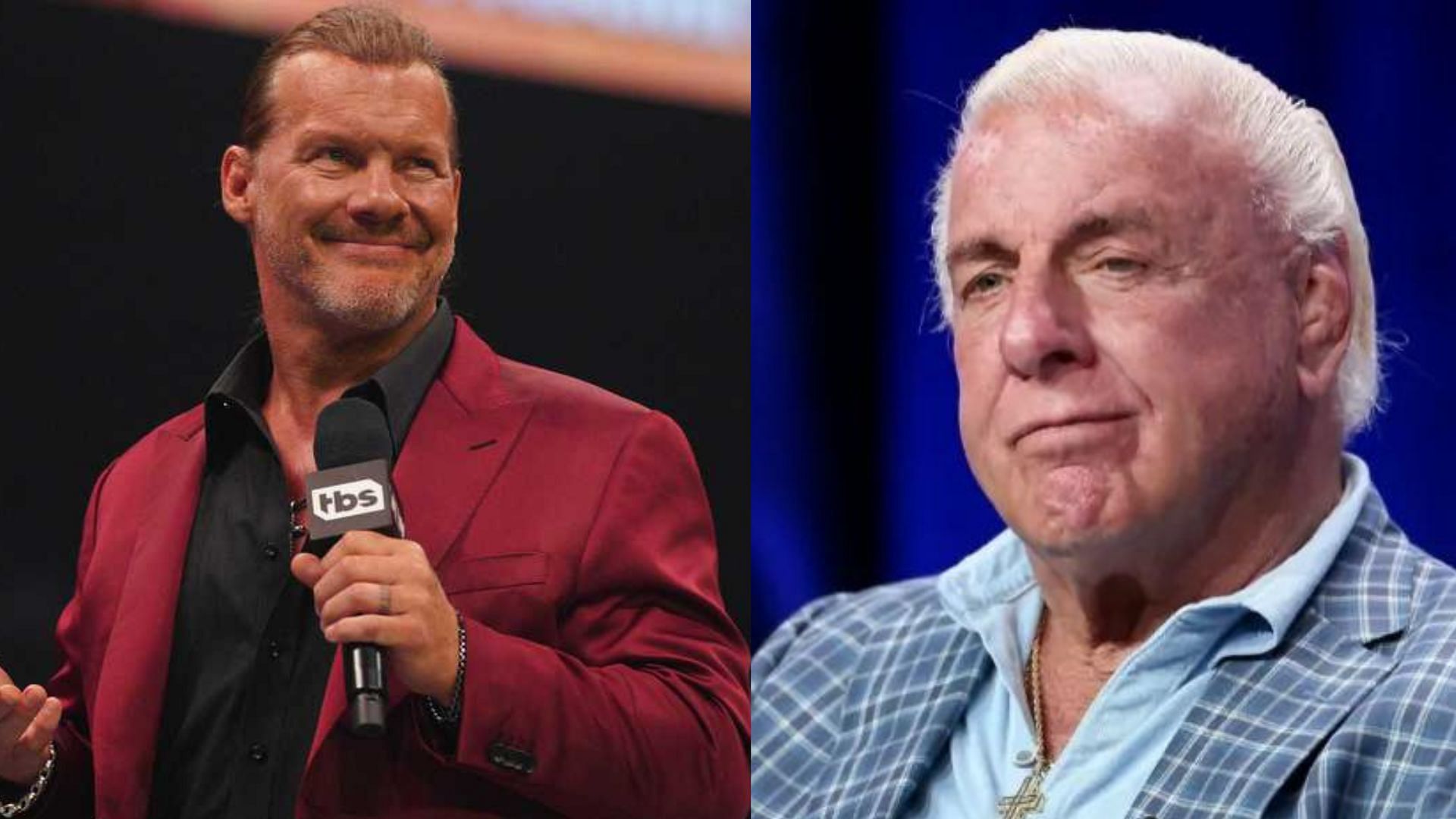 Chris Jericho(right); Ric Flair(left)