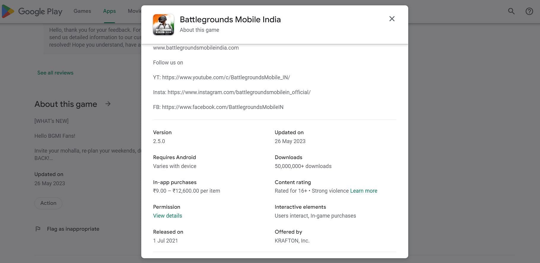 मौजूदा Battlegrounds Mobile India 2.5 पैच पर आधारित है (Image via Google)