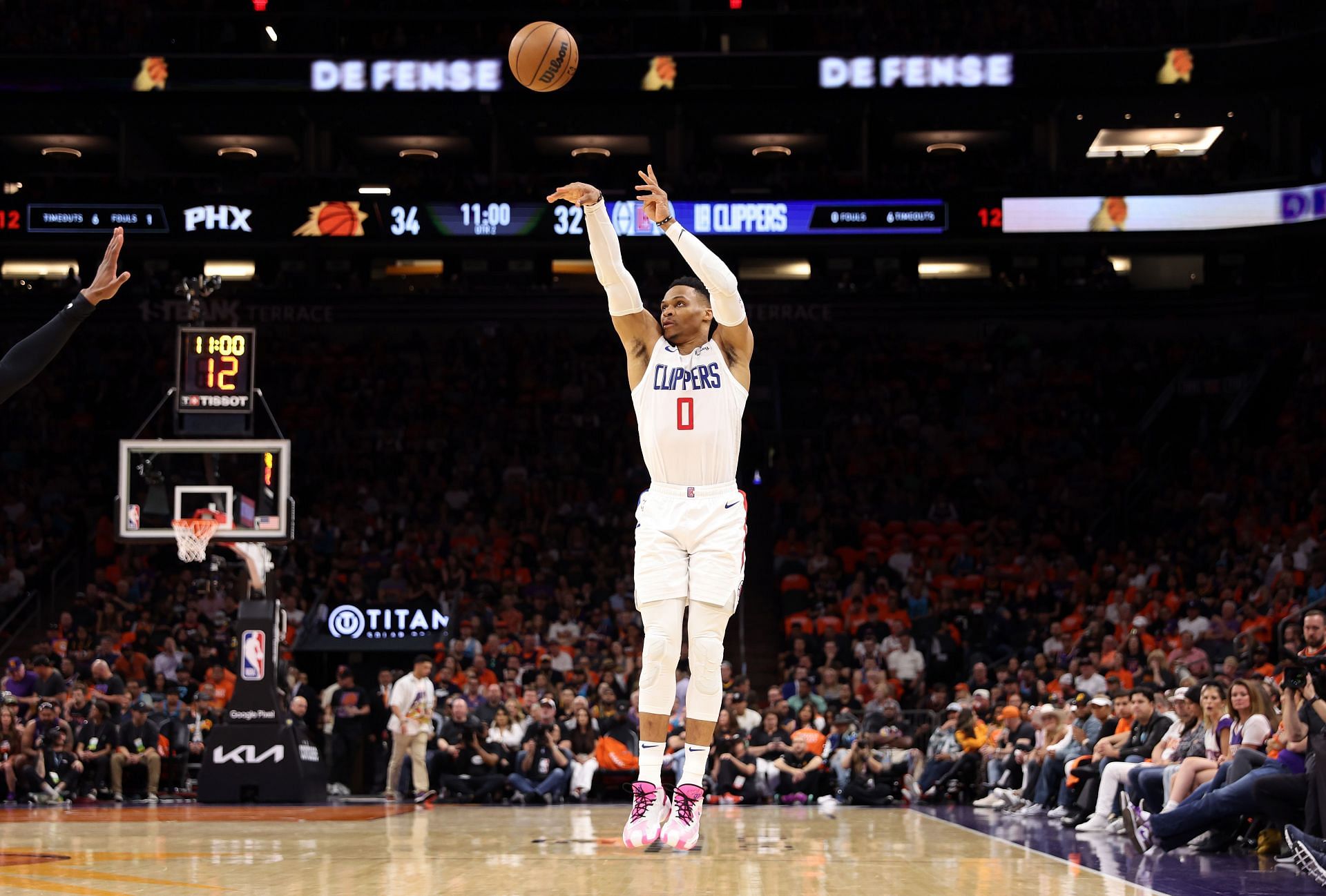 Westbrook and his Clippers were eliminated in five games against the Suns (Image via Getty Images)