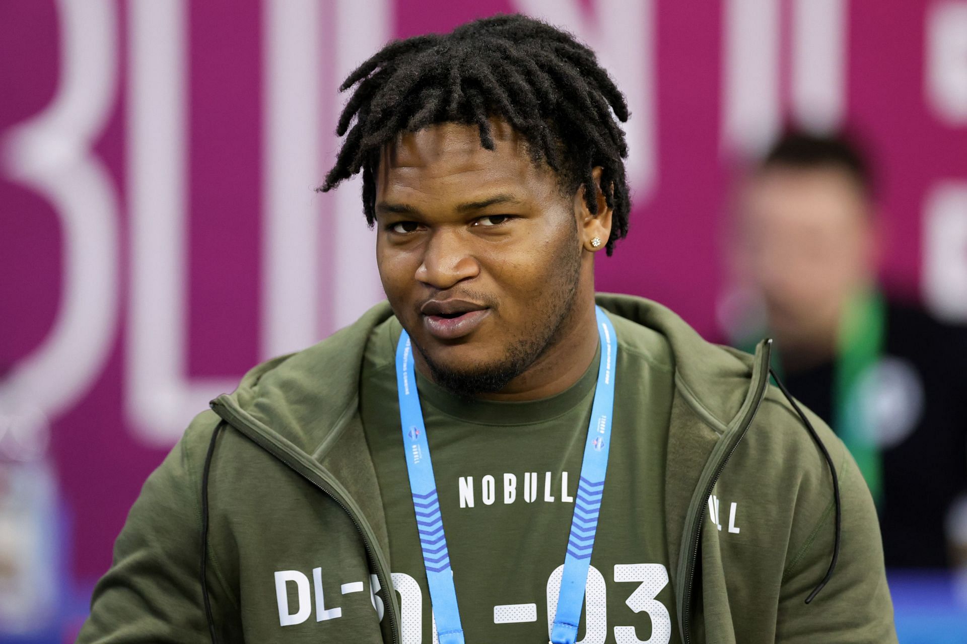 Jalen Carter at the NFL Combine