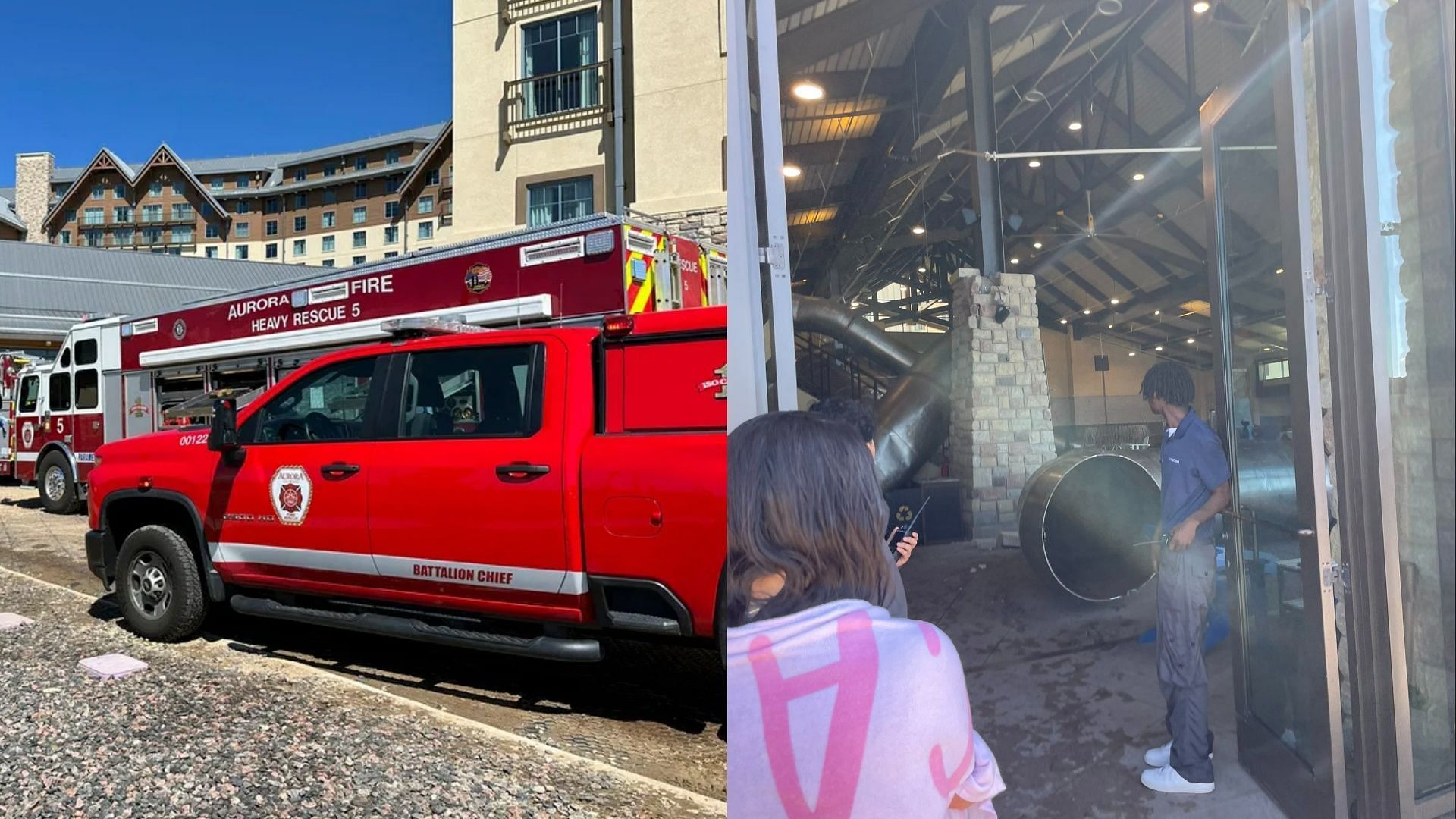 Mechanical duct collapsed at Gaylord Rockies Resort