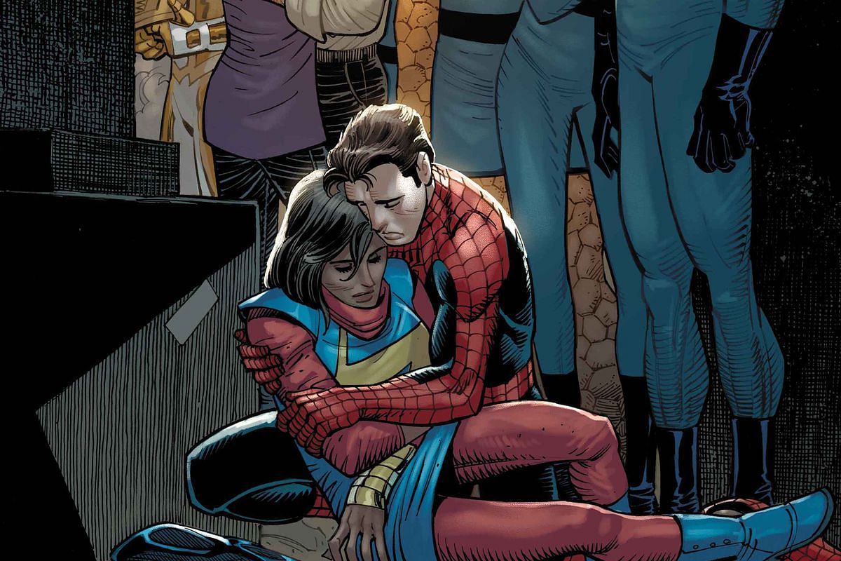 Tragic revelation: Kamala Khan&#039;s fate sealed in The Amazing Spider-Man (Image via Marvel Comics)