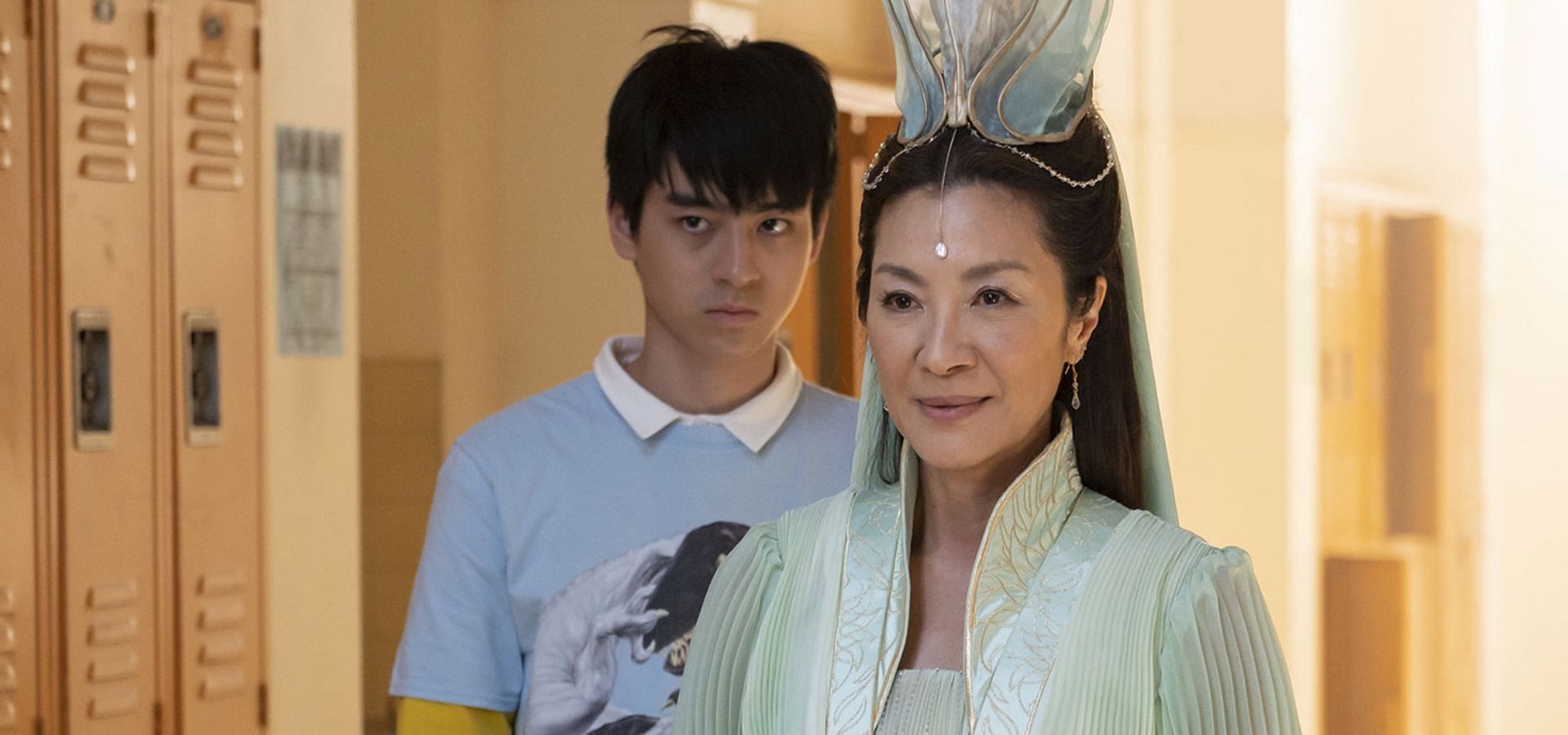 Michelle Yeoh in American Born Chinese (Image via Twitter/@DisneyPlus)