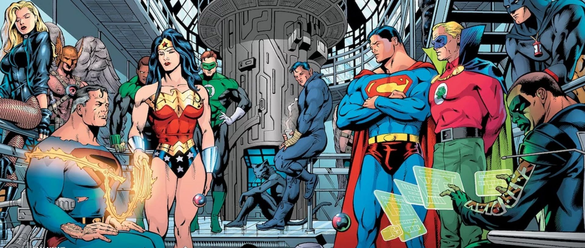 Diana left Themyscira and joined Justice Society (Image via DC Comics)