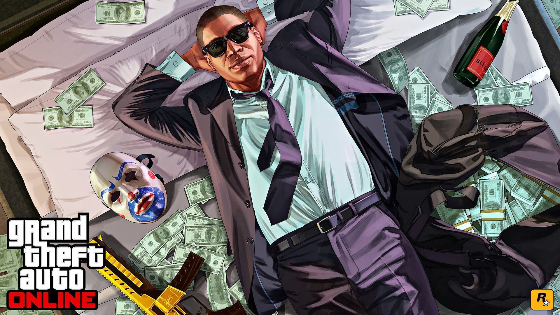 Investment-free ways to get money in GTA Online (Image via wallpaperflare.com)