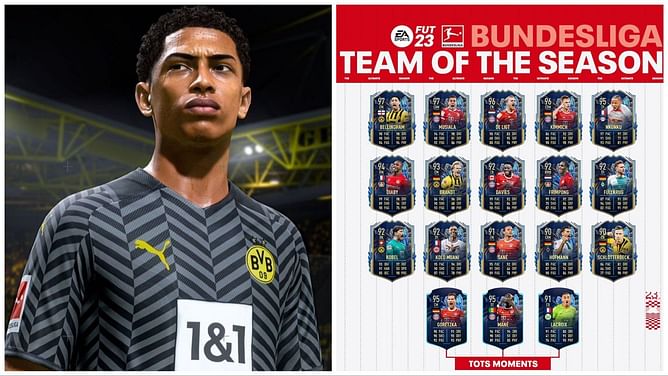EA Sports reveal Bundesliga TOTS roster in FIFA 23, Bellingham and Musiala lead the charge