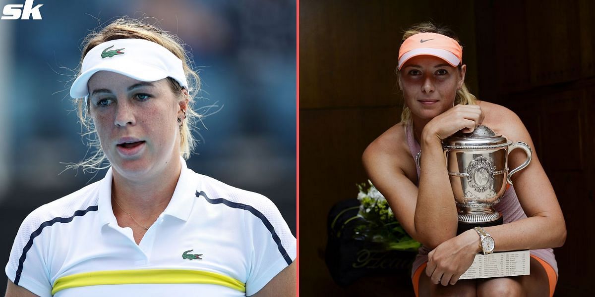 Anastasia Pavlyuchenkova has expressed admiration for former Russian tennis pro Maria Sharapova.