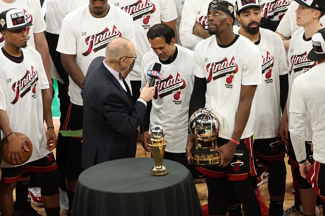 "We are the men in the arena" - Erik Spoelstra takes a shot at the Celtics after reaching the NBA Finals