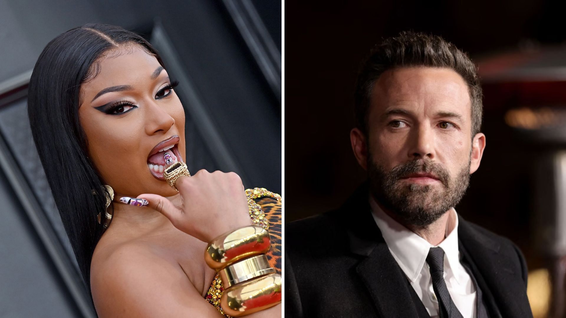 Sensational Rapper, Megan Thee Stallion and renowned actor, Ben Affleck (Image source: Teen Vogue and Getty)