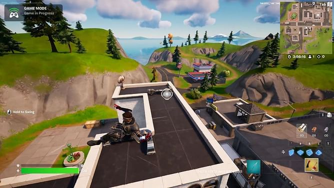 Fortnite: How to swing 10 times using the Spider-Verse Web Shooters before landing