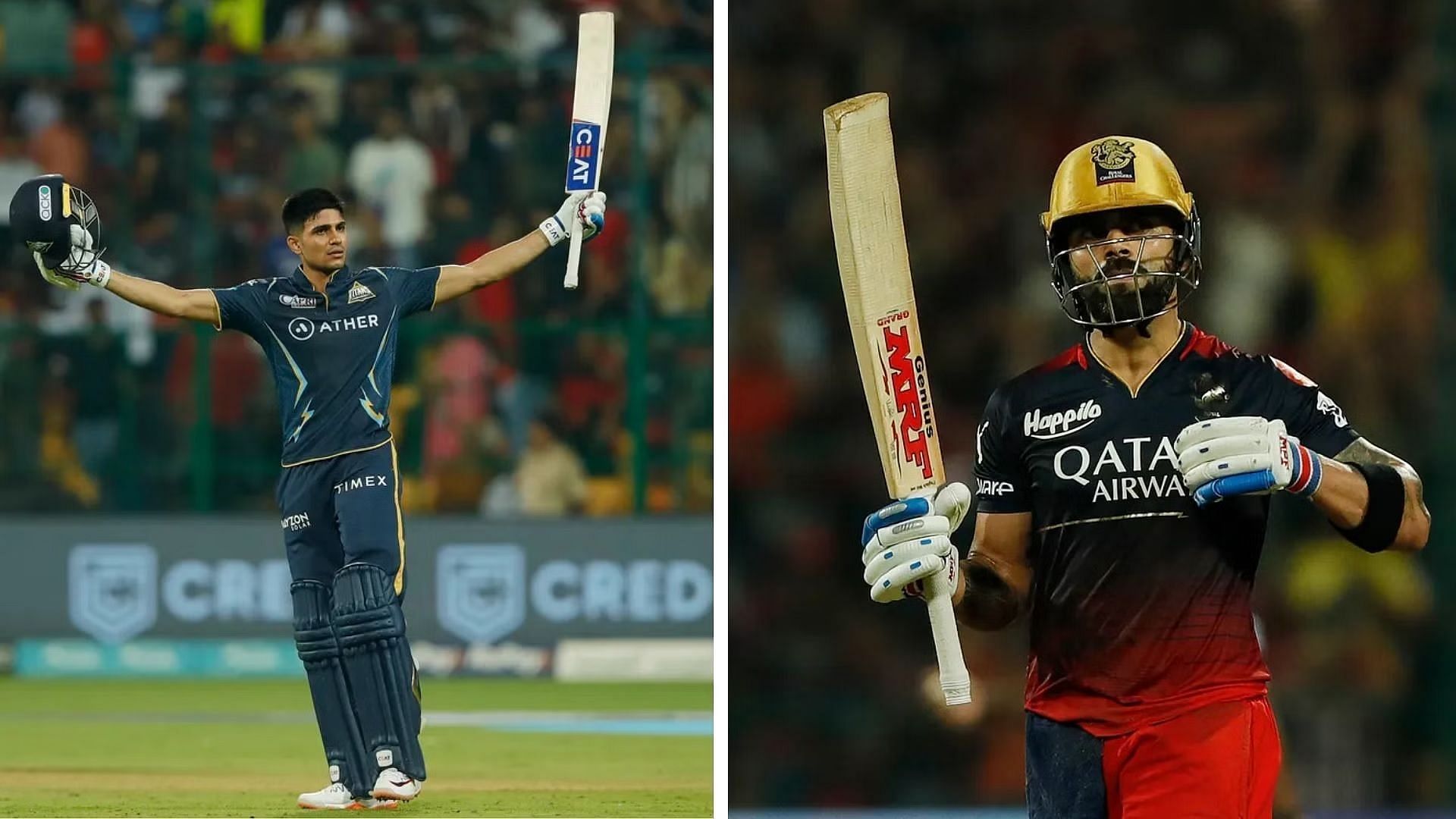 Shubman Gill and Virat Kohli scored centuries in the final league game of IPL 2023. [P/C: iplt20.com]