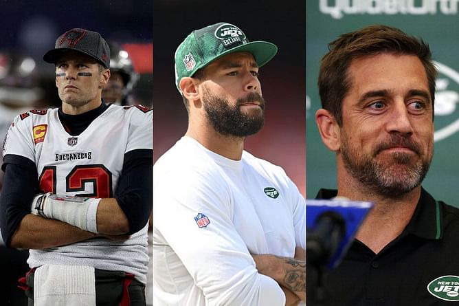 C.J. Uzomah takes a dig at Jets QB over Tom Brady-Aaron Rodgers debate