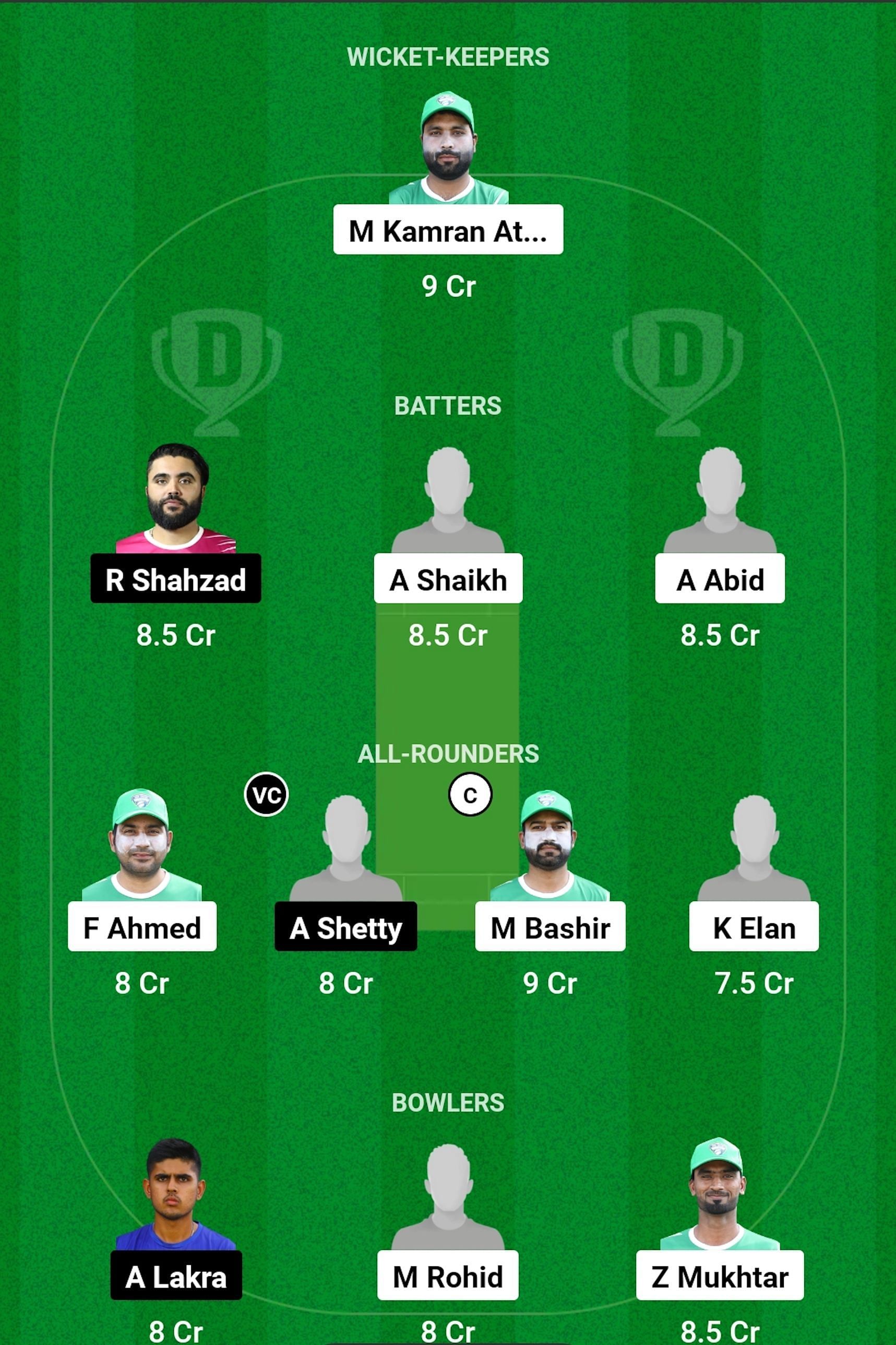 ABD vs DUB Dream11 Prediction, Match 1, Grand League Team