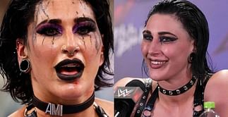 [PHOTO] Rhea Ripley poses for a photo with fellow WWE Superstars ahead of Night of Champions