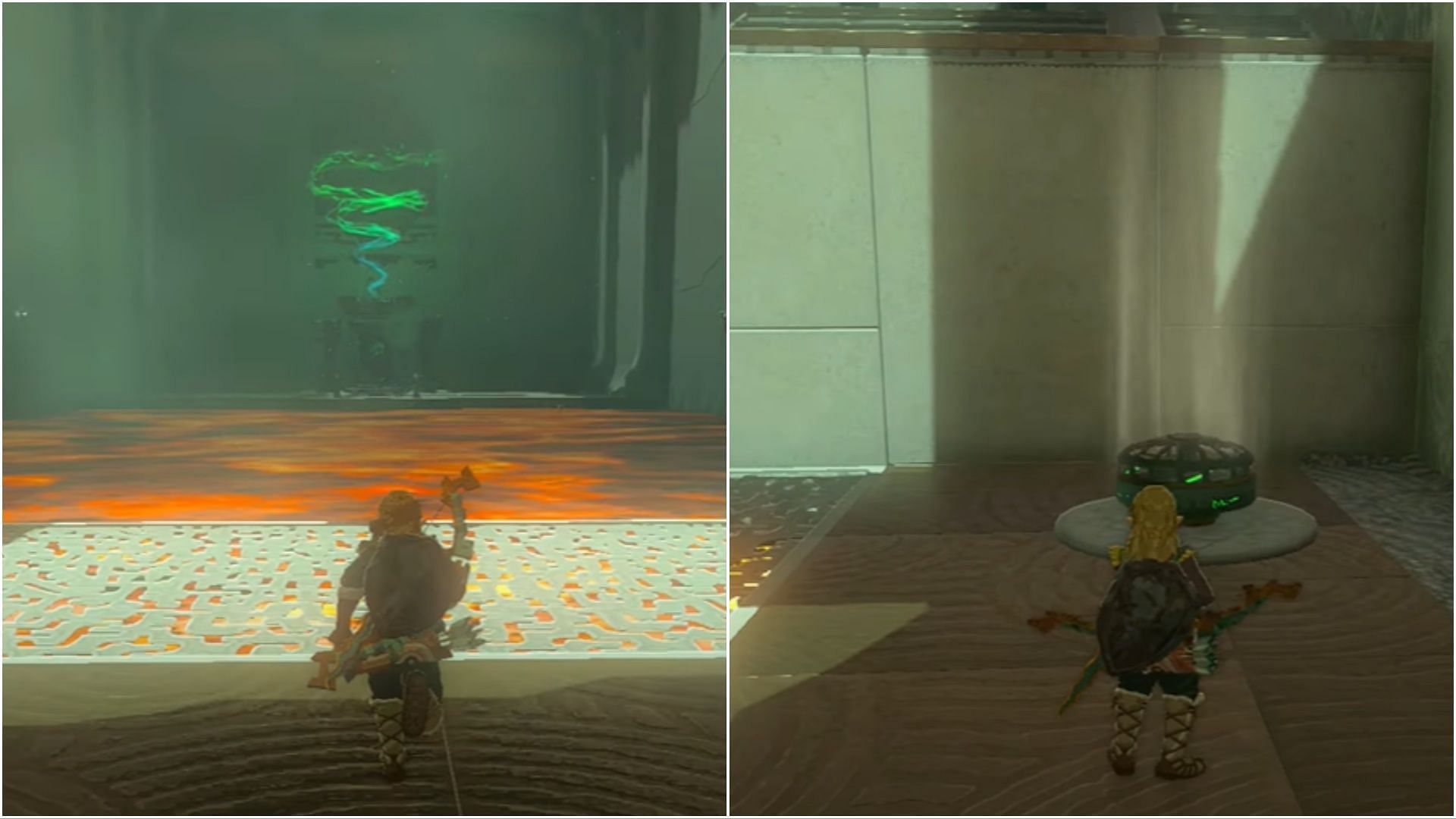 Activate the fan and ascend to the upper section (Image via The Legend of Zelda Tears of the Kingdom)