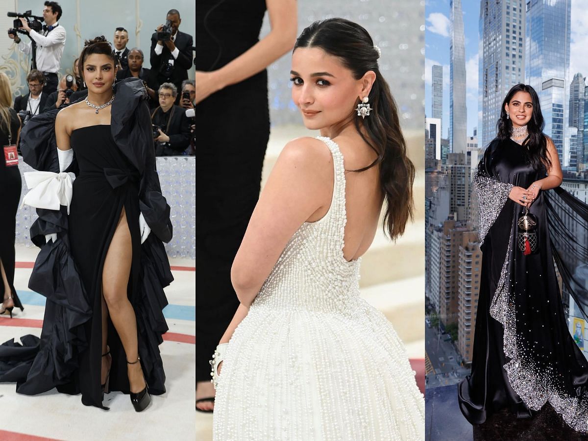 4 best-dressed Indian celebrities at Met Gala 2023 (Image via Sportskeeda)