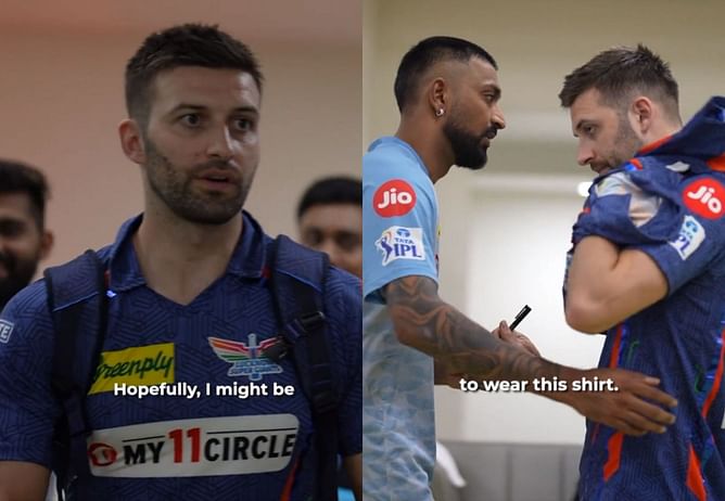 [Watch] "You'll be missed!" - Mark Wood receives messages of support as he bids farewell to LSG teammates at IPL 2023