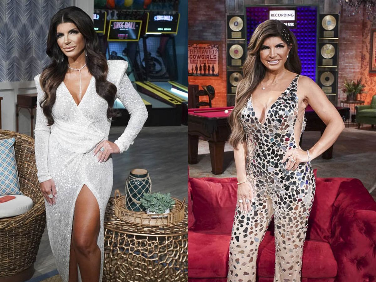 Teresa kept it cool in season 11 and 12 reunion looks (Images via Bravo)