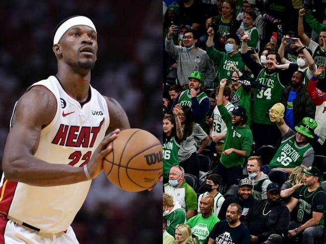 Watch: Video allegedly shows Boston Celtics fans yelling the 'N-word' at Jimmy Butler during Game 5 of NBA Conference Finals