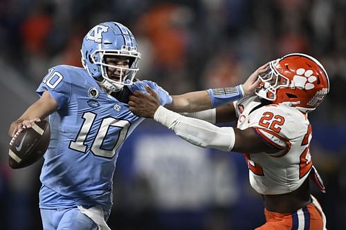 Drake Maye - ACC Championship - Clemson v North Carolina