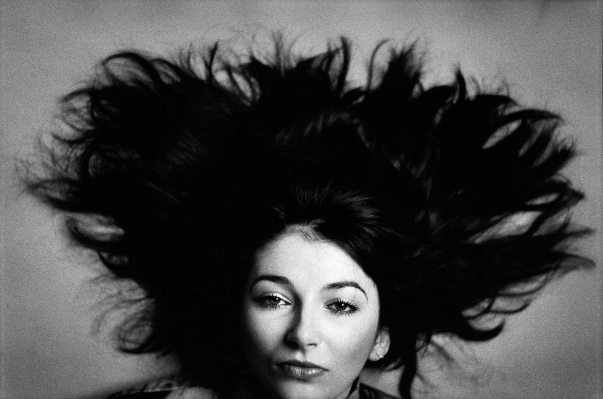 Kate Bush, one of the inductees in Rock and Roll Hall of Fame 2023 list,  is photographed for NME magazine on October 13, 1982 in London, England(Image via Getty Images)