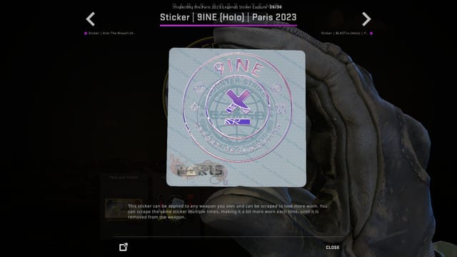 All mistakes with CS:GO Paris Major stickers