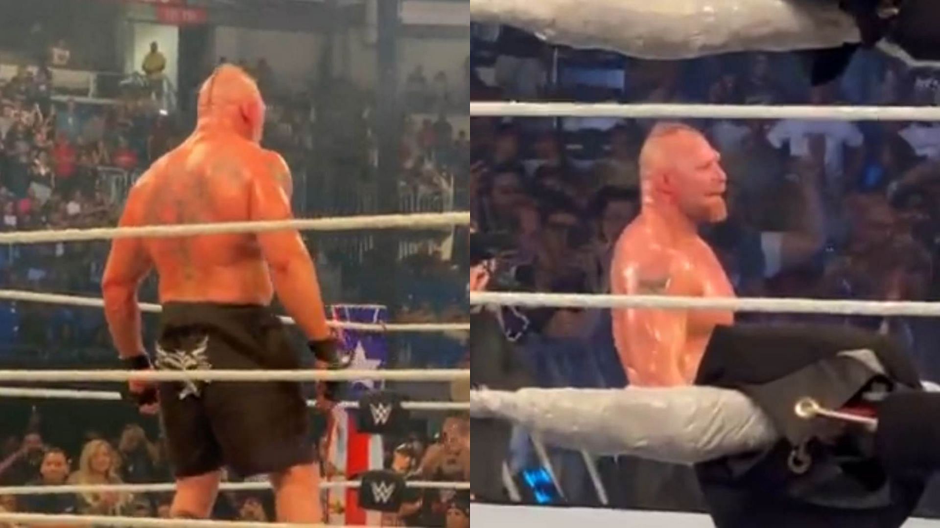 Brock Lesnar lost at WWE Backlash.
