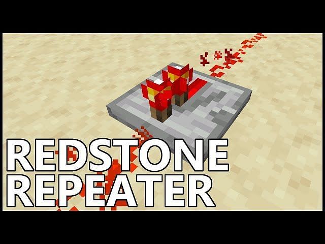 How to Craft a Redstone Repeater in Minecraft