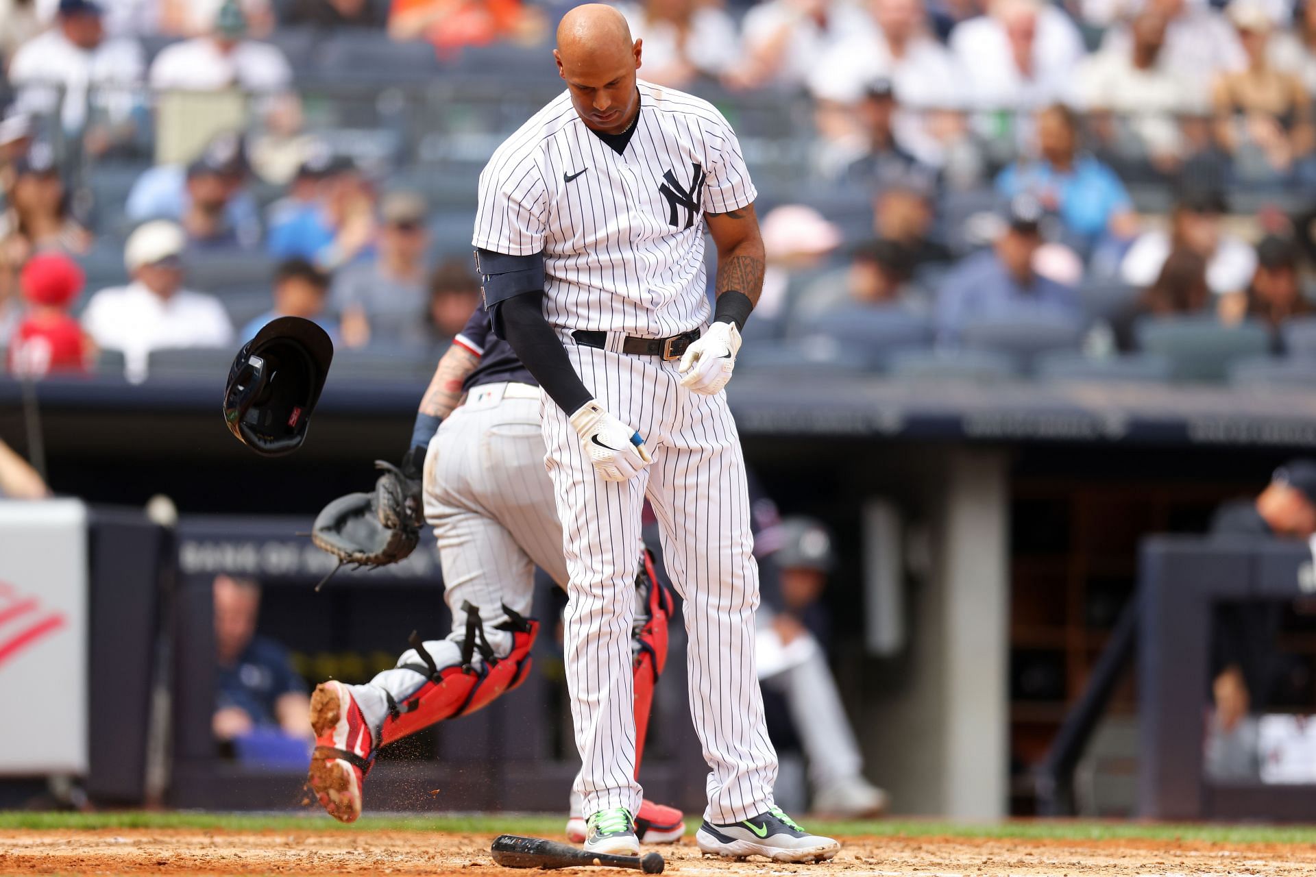 Minnesota Twins Aaron Hicks (32) during a game against the