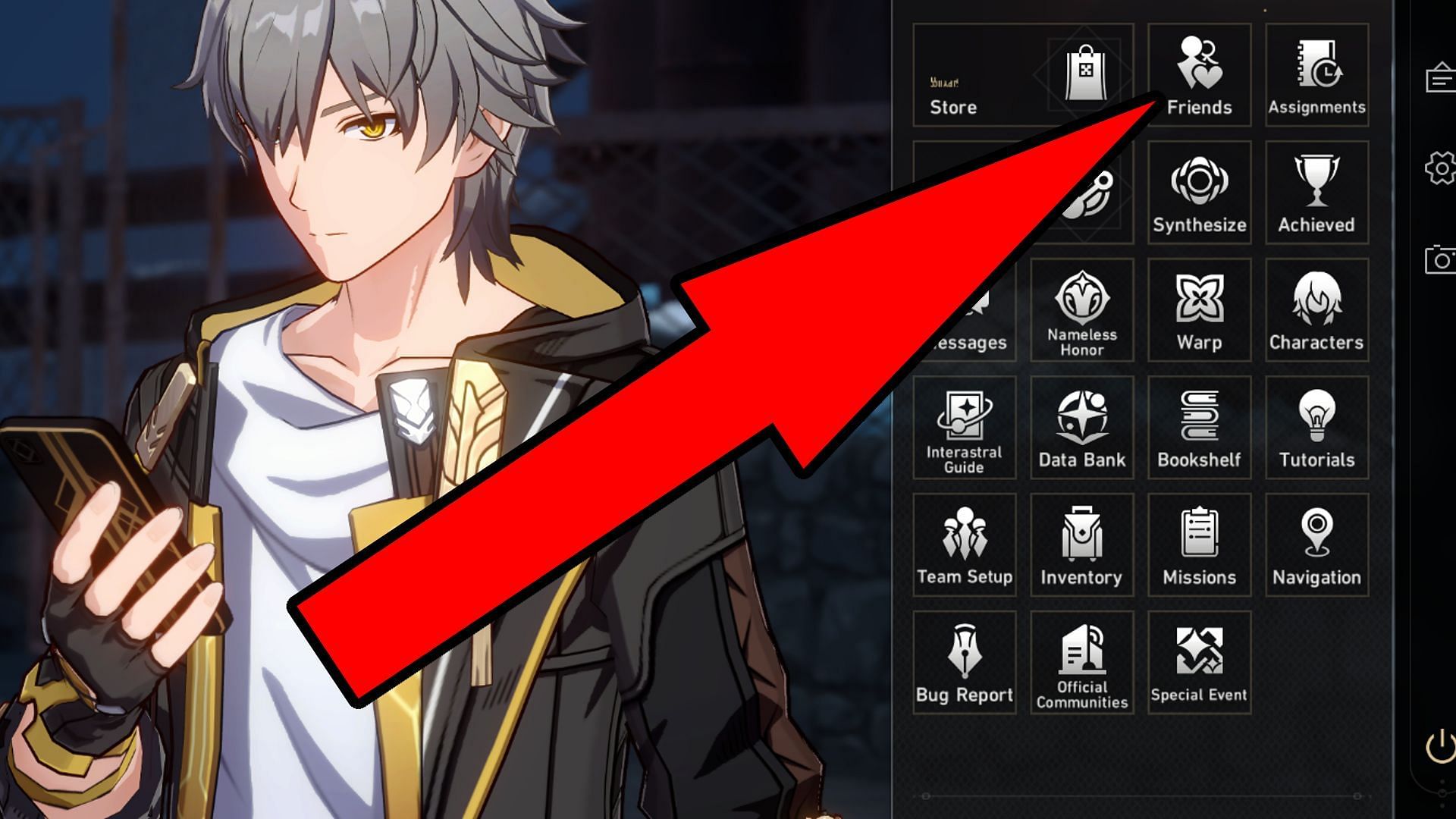 You should see this tab is now available for you to use under the pause menu (Image via HoYoverse)