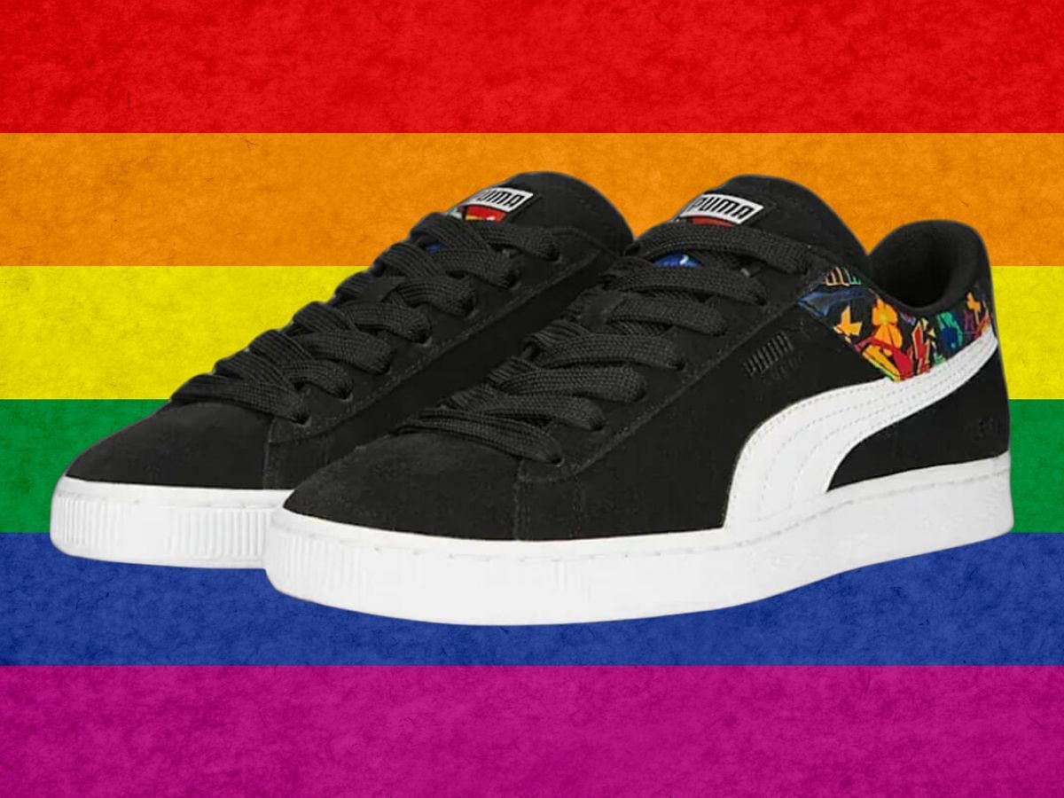 Puma Suede WAE Pride sneakers (Image via Puma)