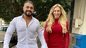 [Photo] Andrade El Idolo shares vacation picture with WWE Superstar Charlotte Flair amid AEW absence