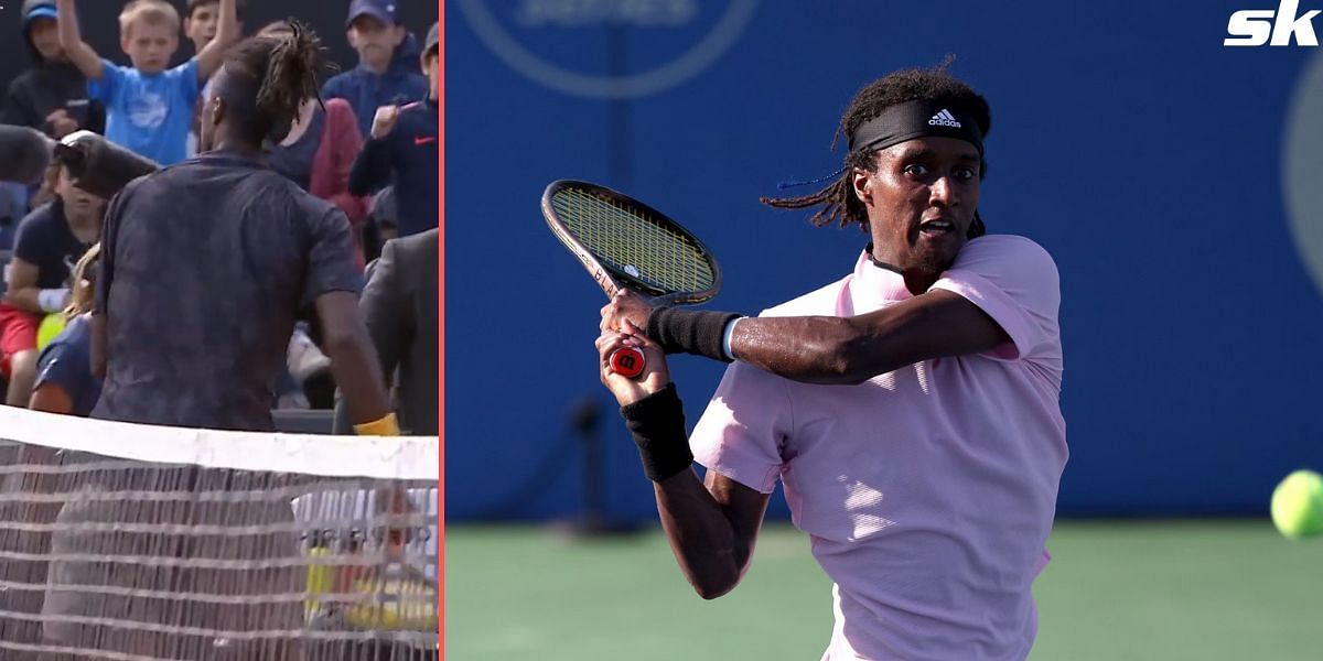 Mikael Ymer at the 2023 Lyon Open