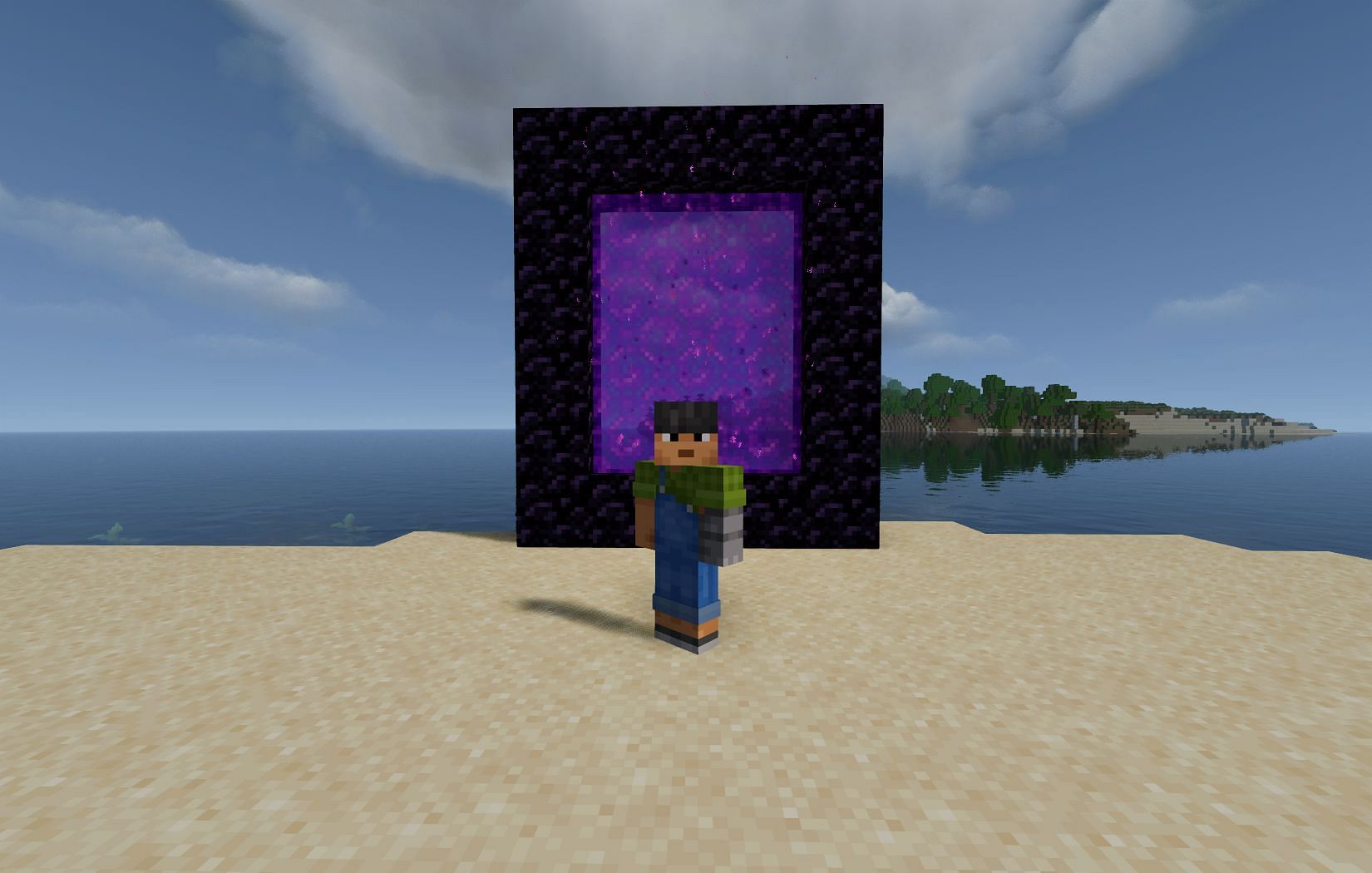 Nether portal bug was fixed in Minecraft 1.20 (Image via Mojang)